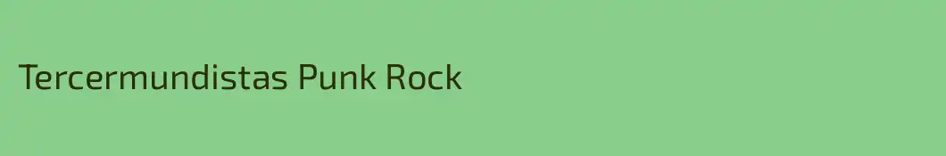 Tercermundistas Punk Rock